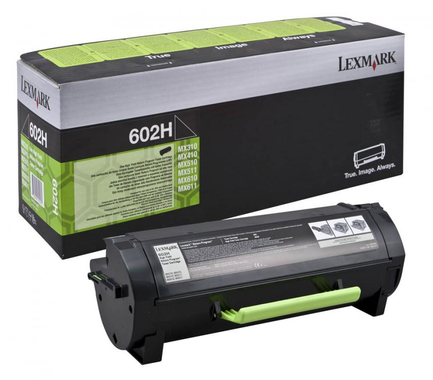 Оригинальный картридж Lexmark 60F2H00 Black Toner Cartridge (602H) 10K